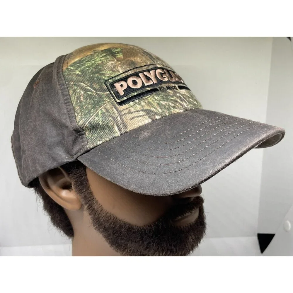 CONTINENTAL POLYGLASS MAPS CAMO baseball cap hat strap back hunting